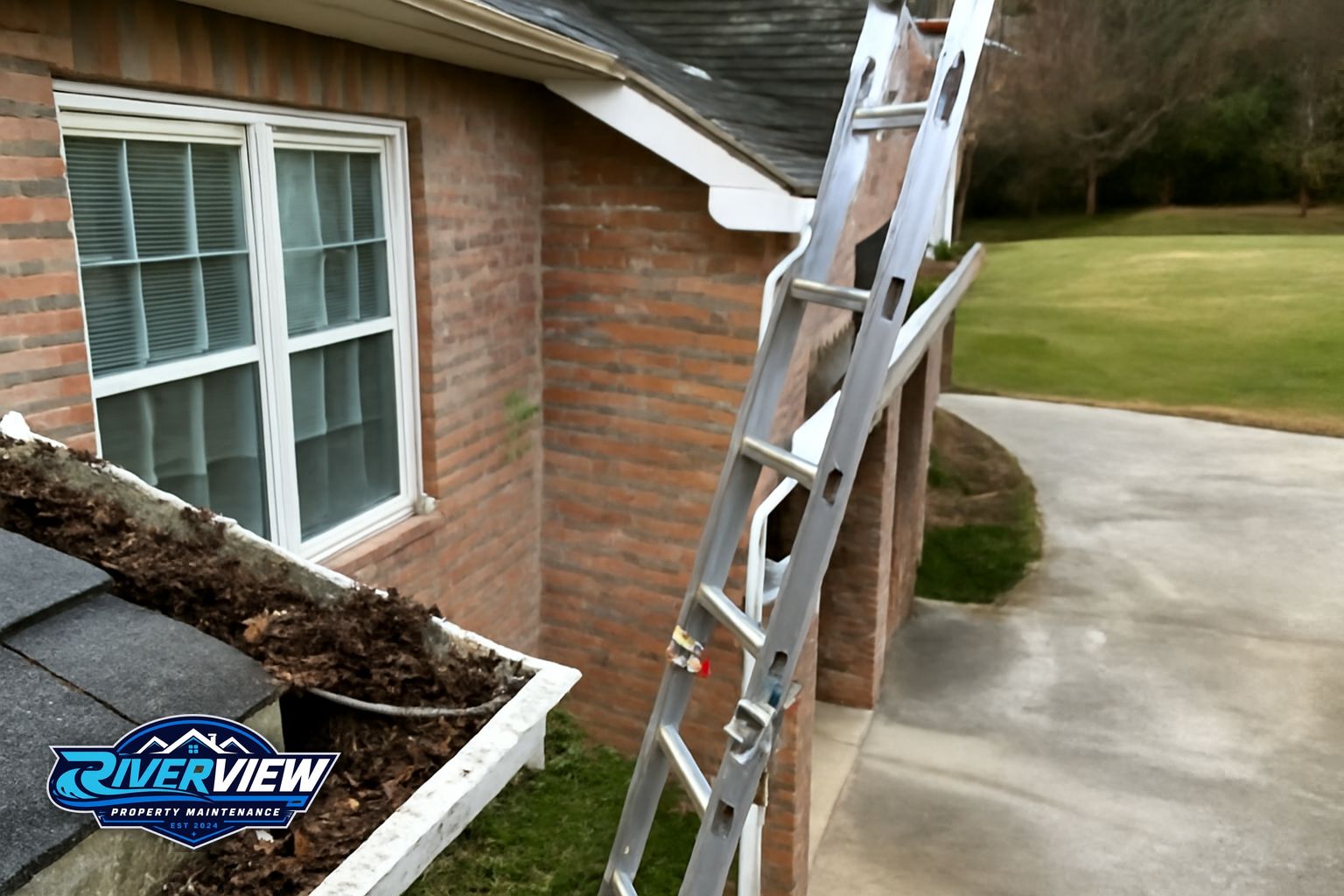 Property access relevant to gutter cleaning