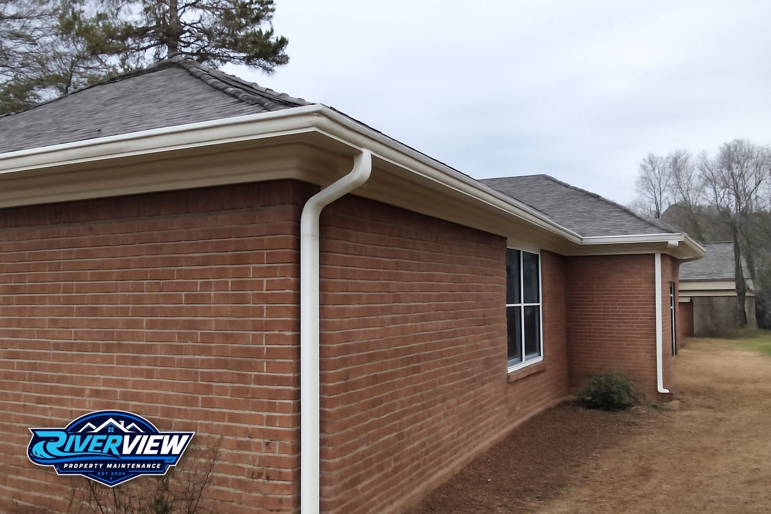Exterior surface relevant to gutter cleaning