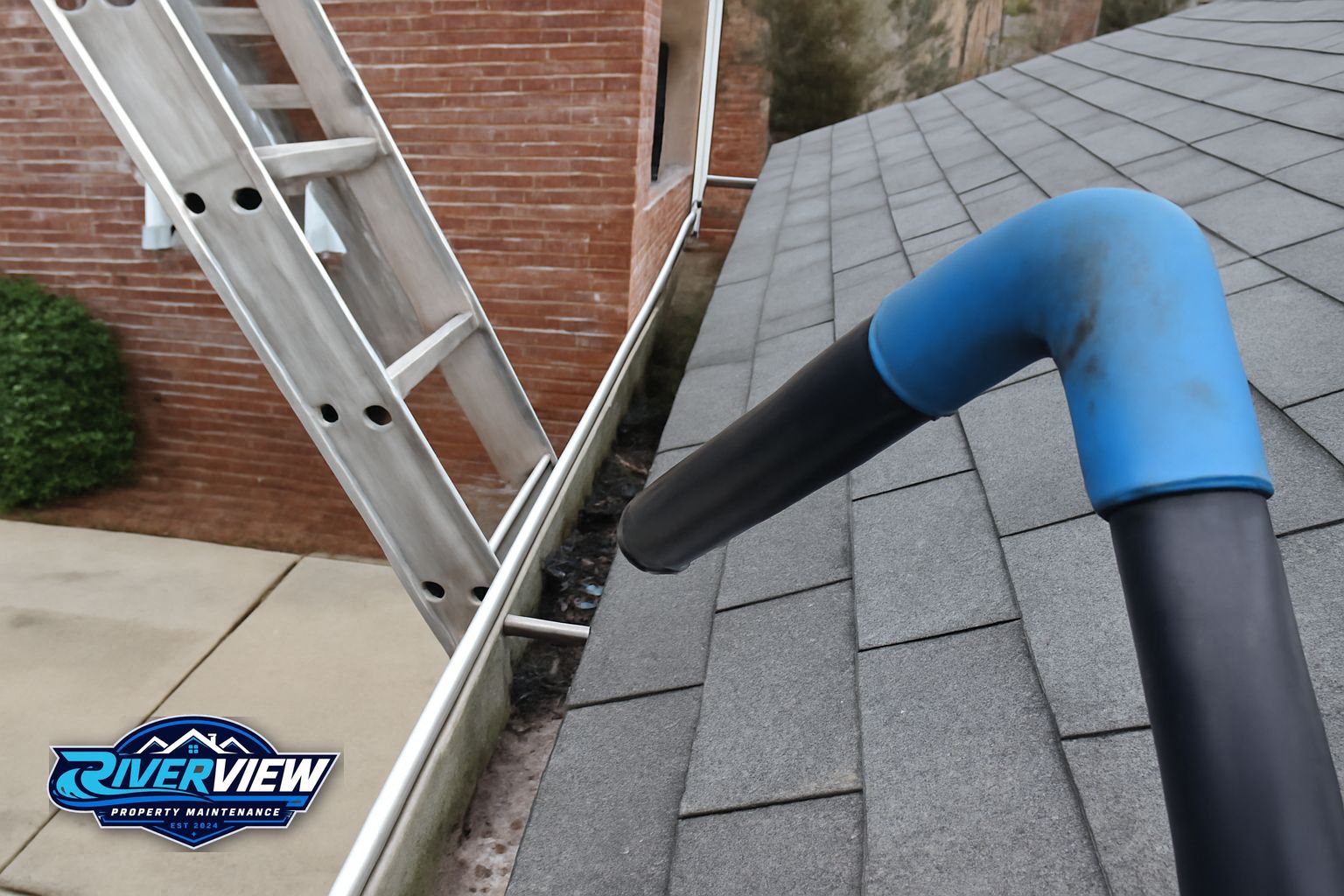 Property access relevant to gutter cleaning