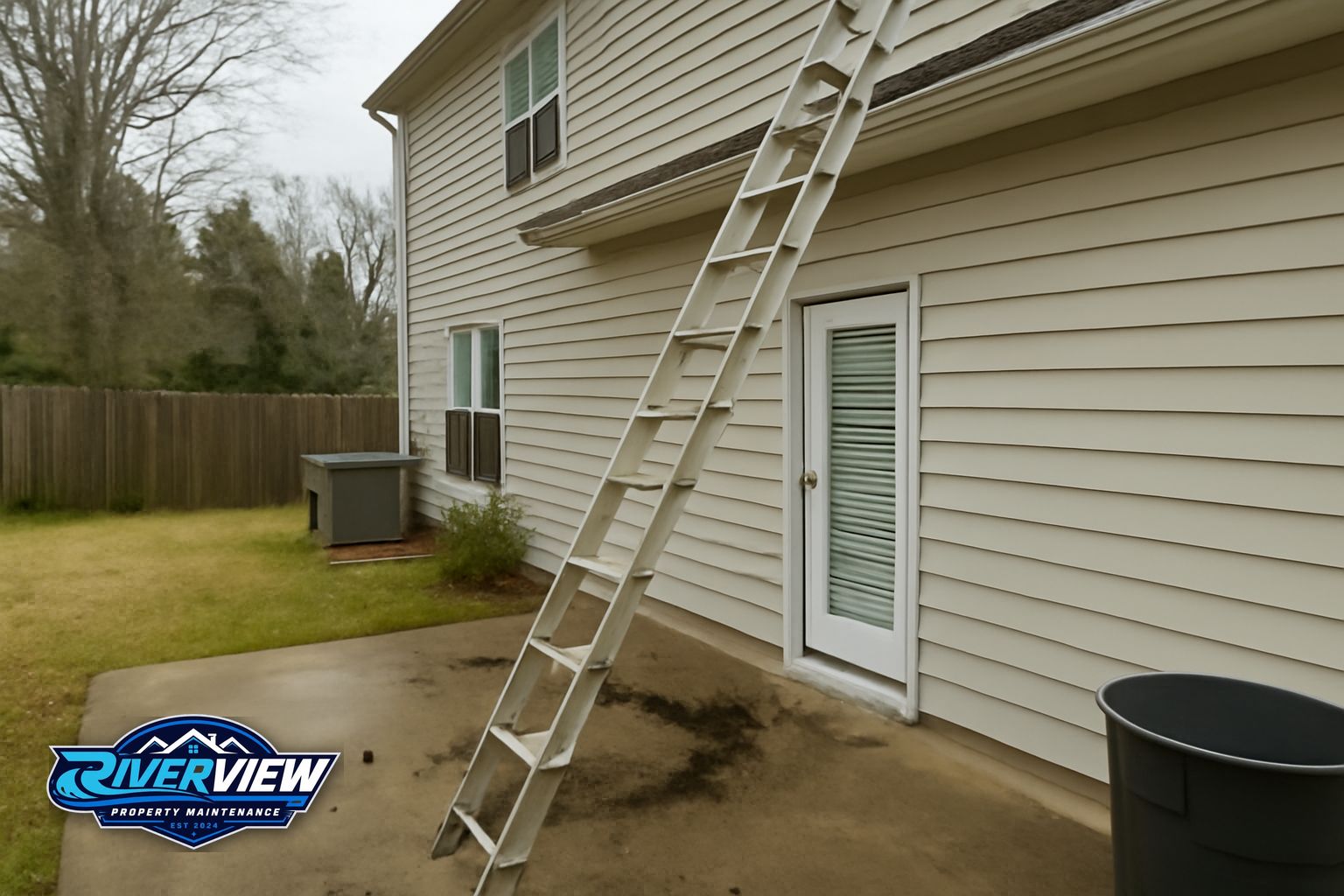 Property access relevant to gutter cleaning