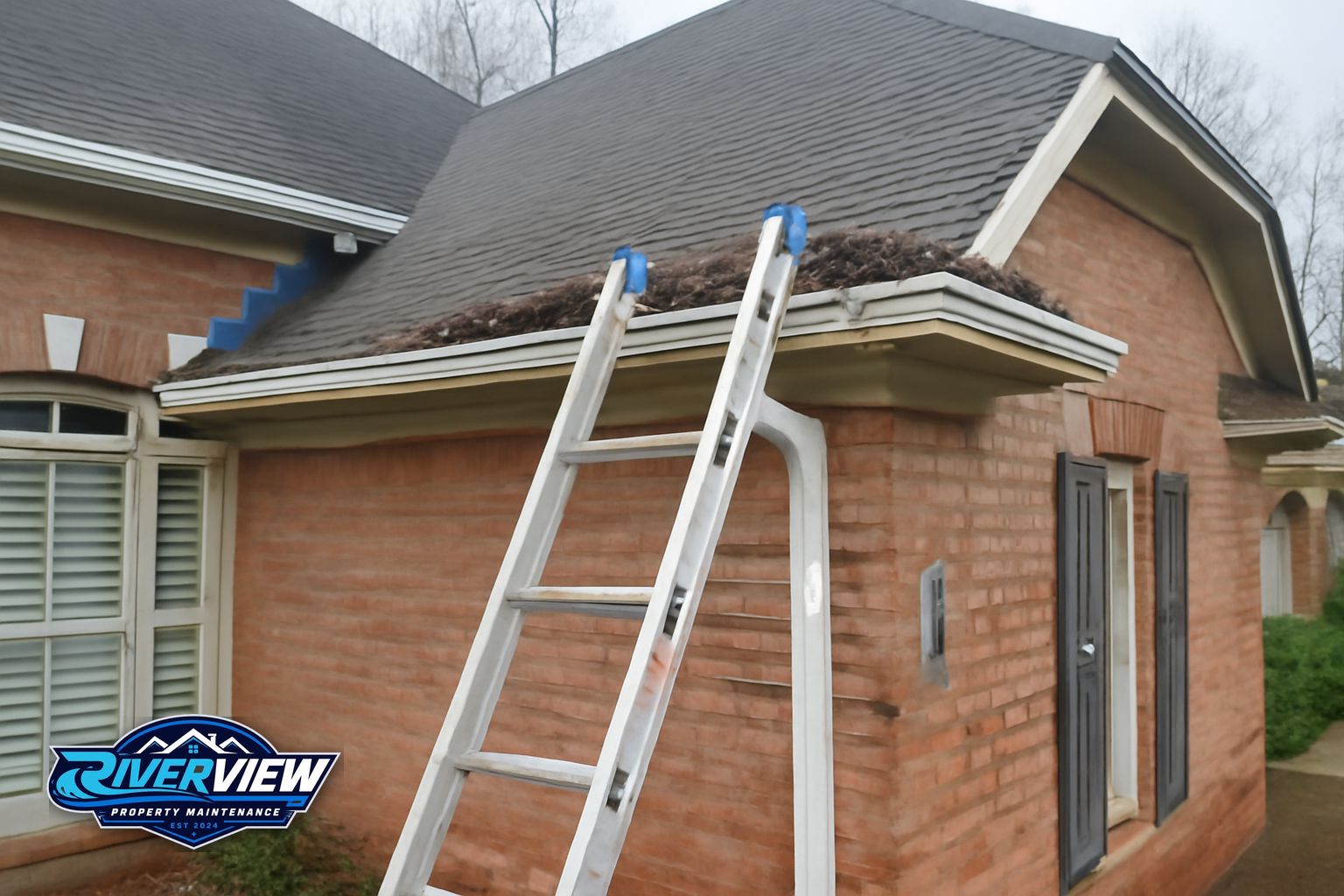 Property access relevant to gutter cleaning