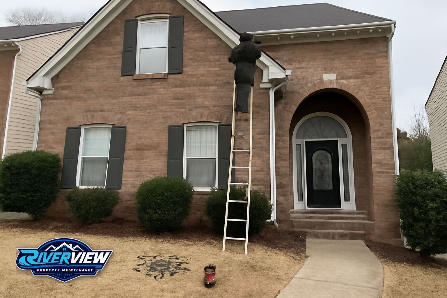 Property access relevant to holiday lighting installation
