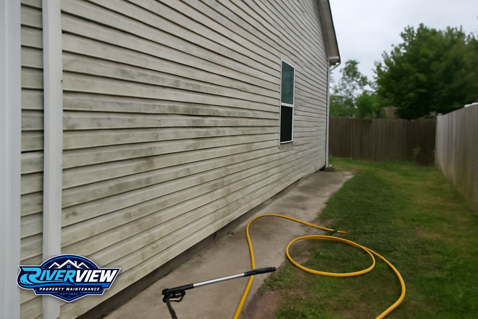 Property access relevant to house soft washing