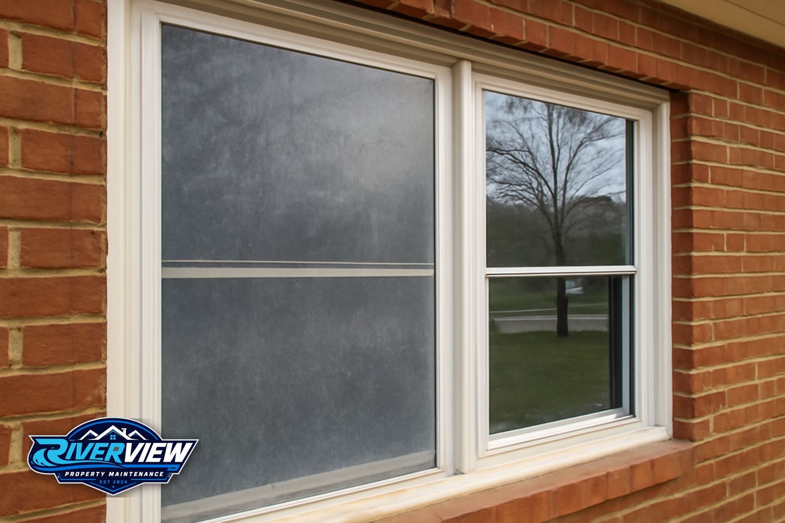 Exterior buildup relevant to window cleaning