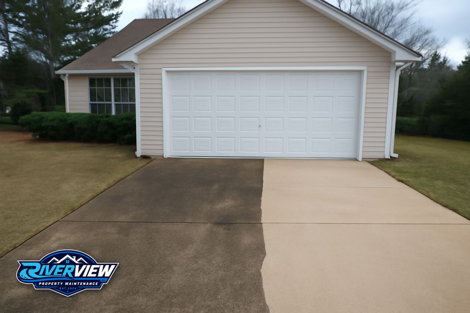 Exterior surface relevant to pressure washing