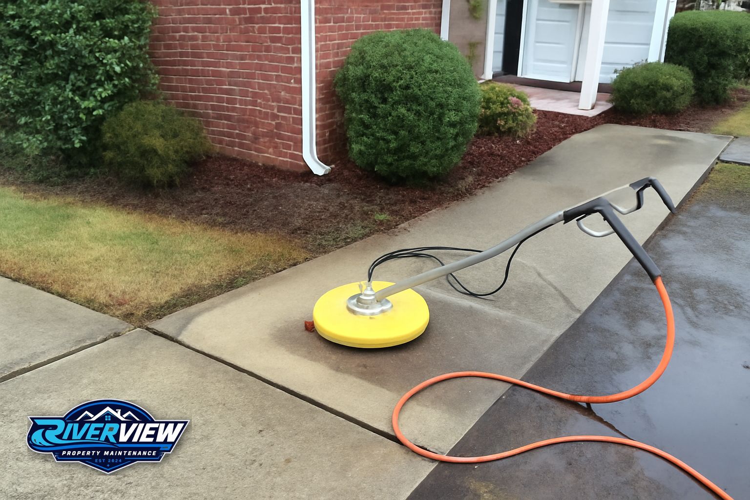 Property access relevant to pressure washing