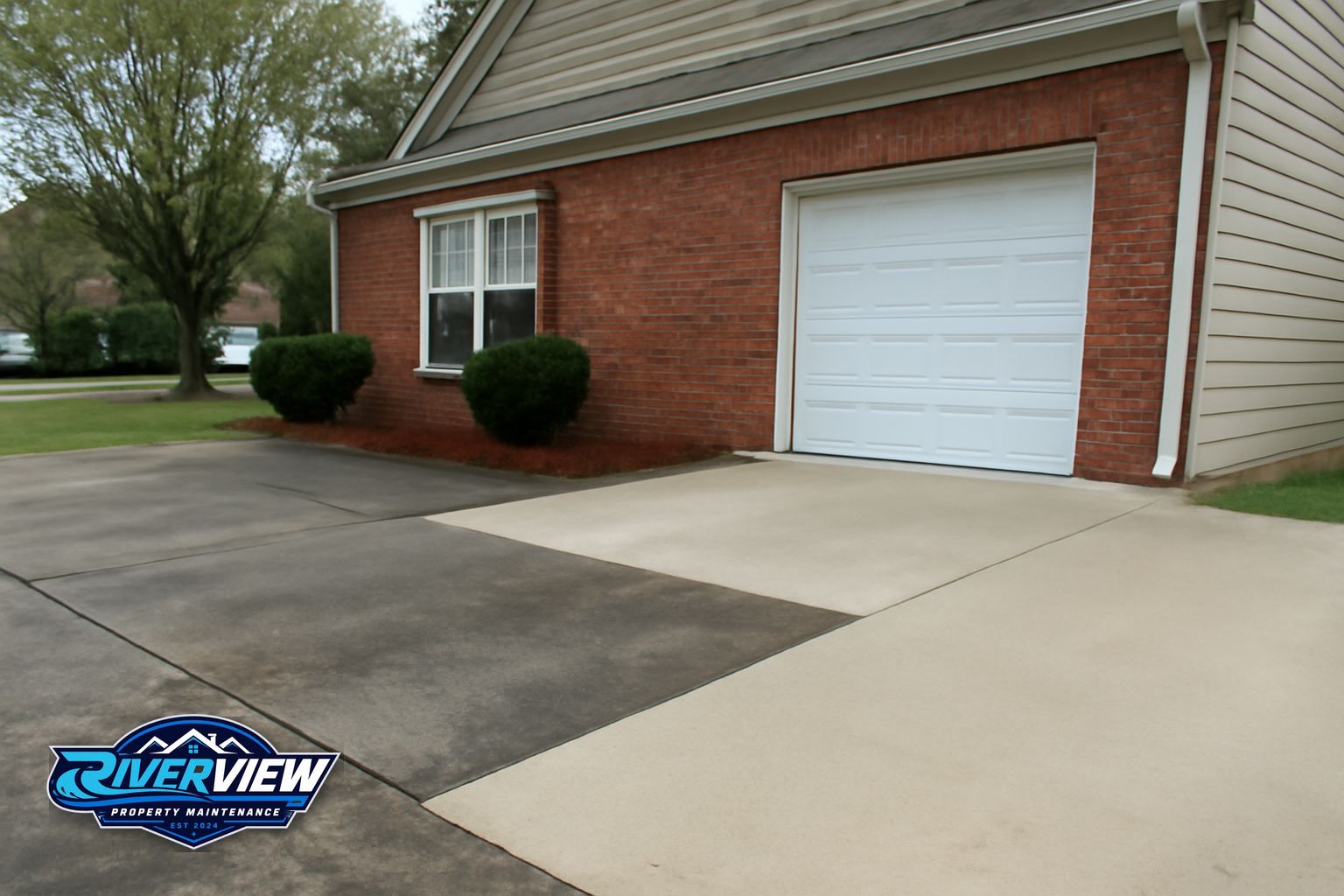 Exterior surface relevant to pressure washing