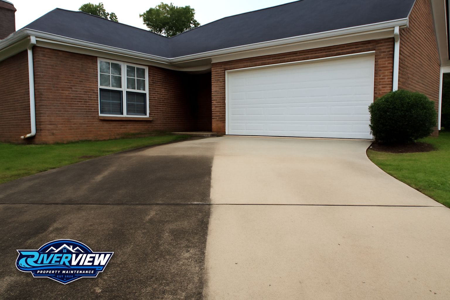 Exterior surface relevant to pressure washing