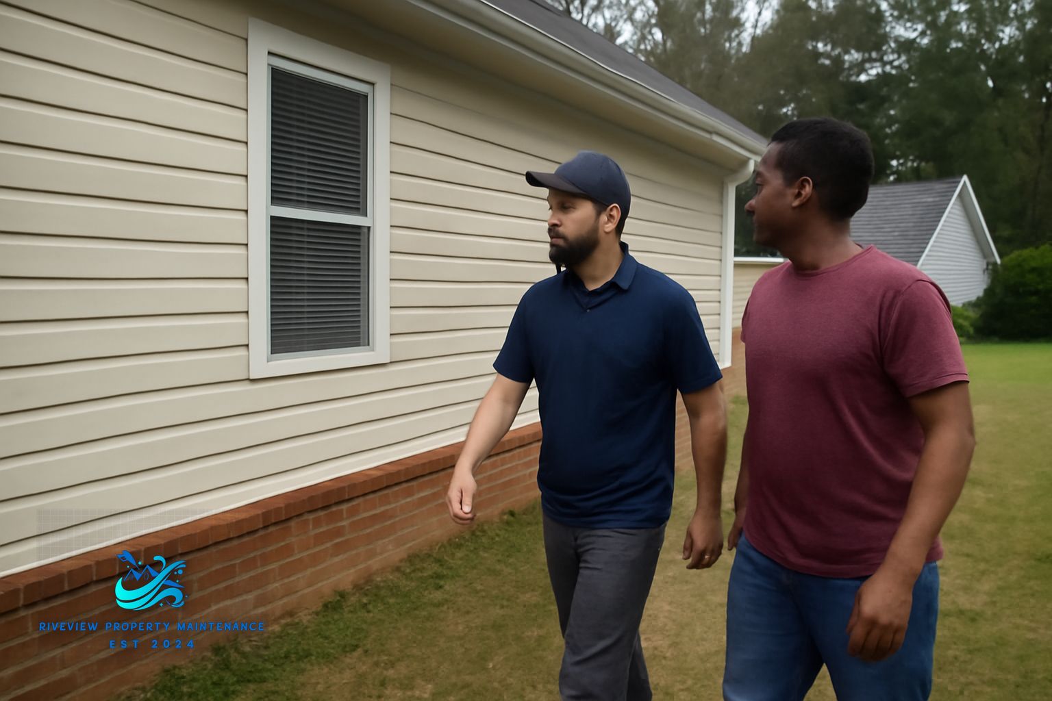 Before and after pressure washing on a patio in Barrow County Georgia