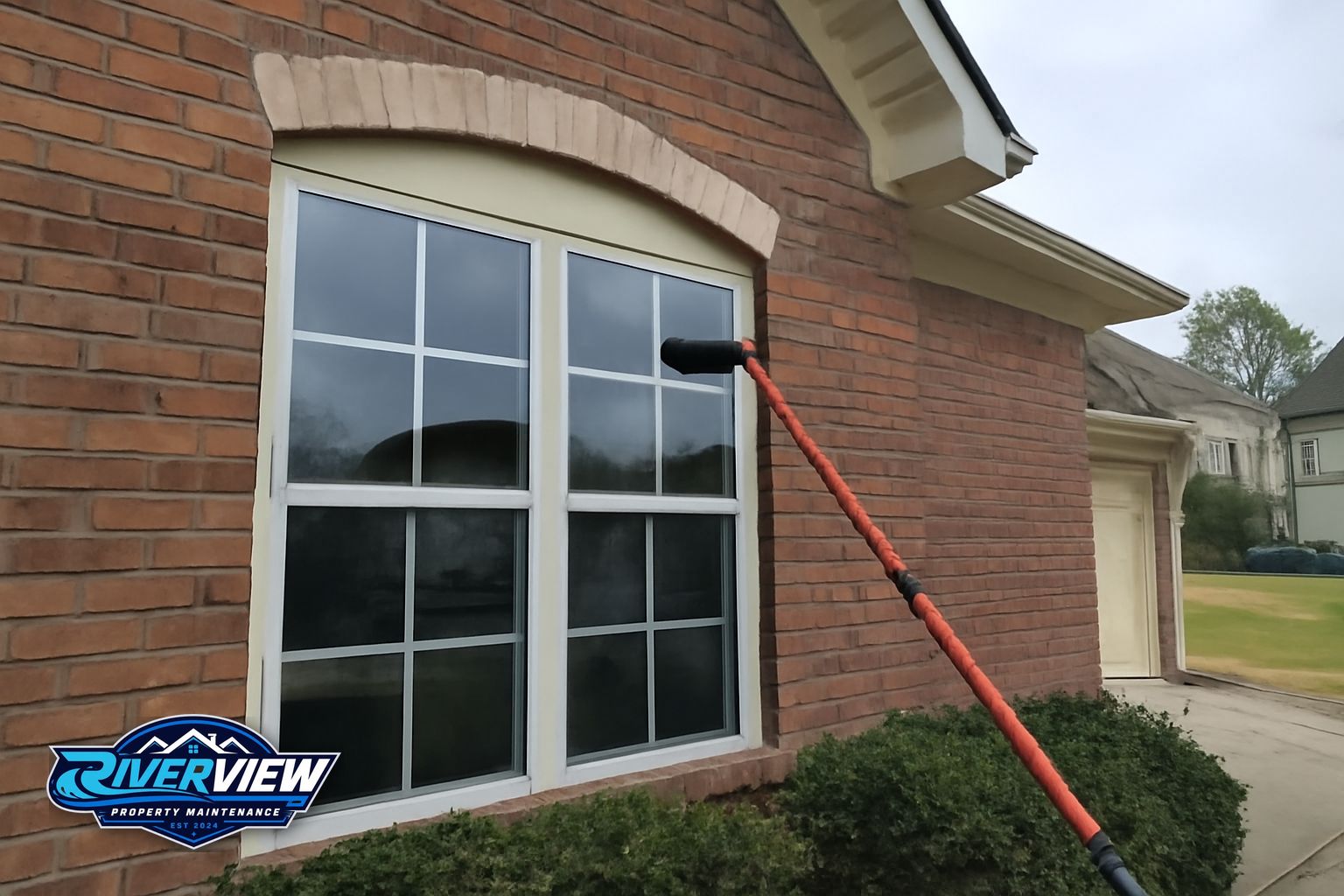 Exterior surface relevant to window cleaning