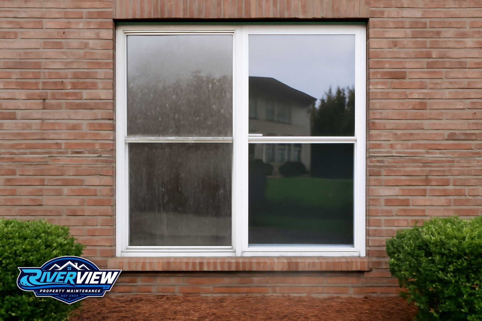 Exterior buildup relevant to window cleaning