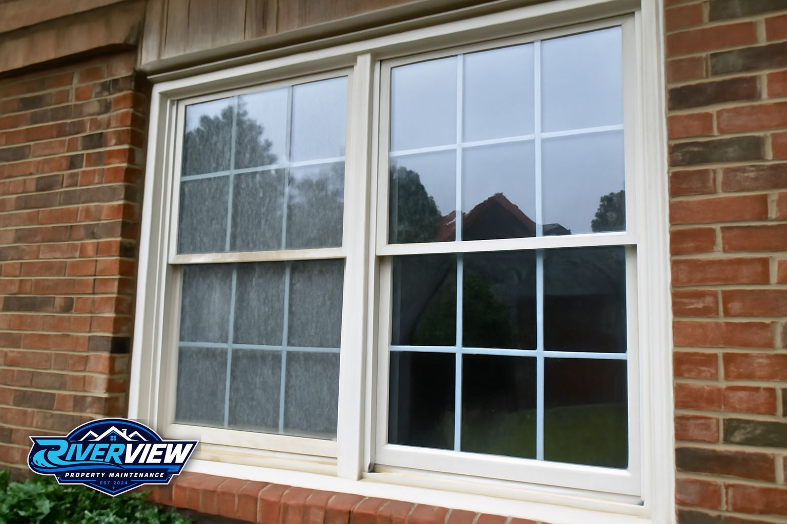 Exterior buildup relevant to window cleaning