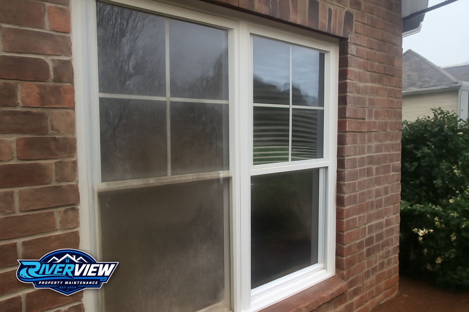 Exterior buildup relevant to window cleaning