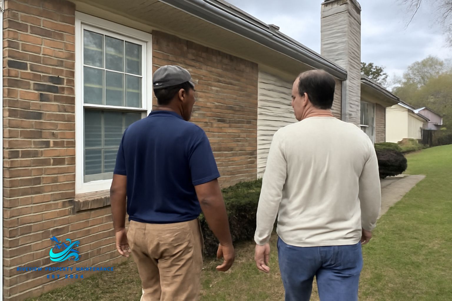 Window frames and sills cleaned on a brick home in Barrow County GA